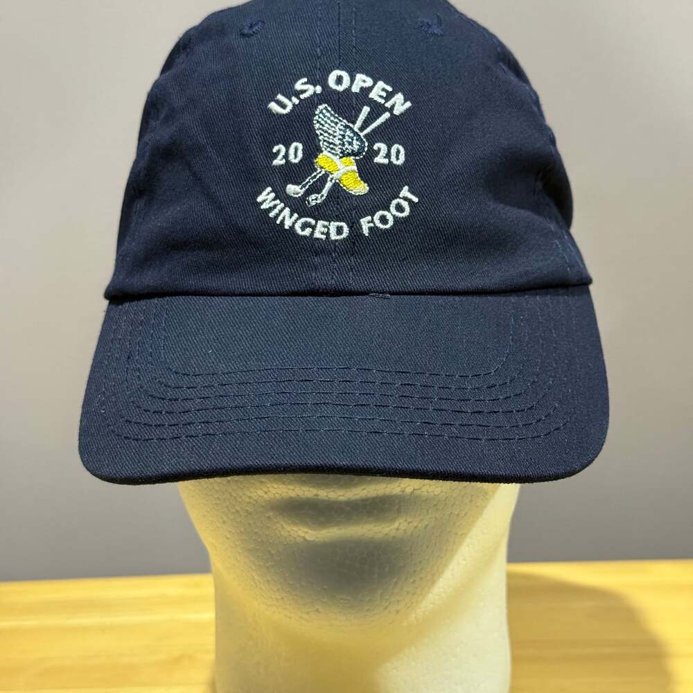 2020 U.S. Open Winged Foot USGA Hat Cap Snap Back Blue Adjustable Mens
